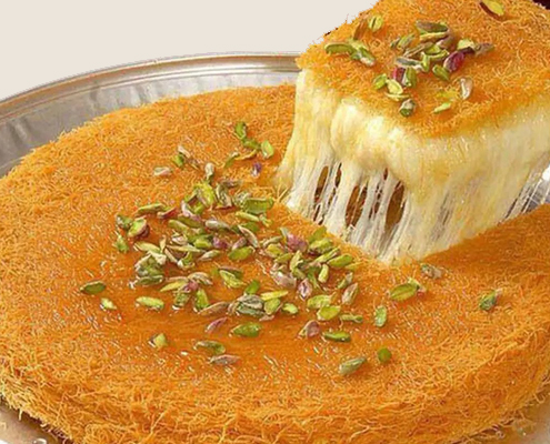 كنافة بالقشطة